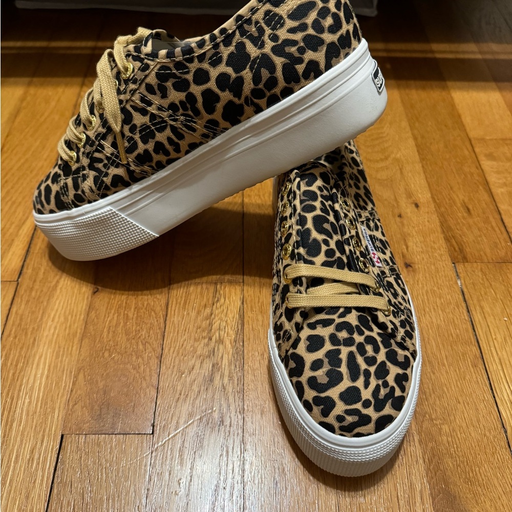 🐆 NWB SUPERGA LEOPARD SNEAKERS 🐆
